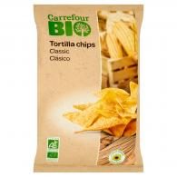 Biscuits apéritifs bio tortillas chips classic Carrefour Bio