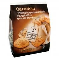 Petits pains spéciaux précuits Carrefour