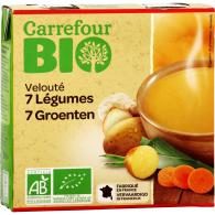 Soupe velouté 7 légumes Carrefour Bio
