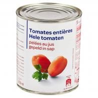 Tomates entières pelées au jus