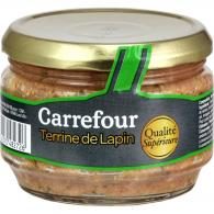 Pâté terrine de lapin Carrefour