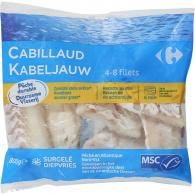 Filets de cabillaud 4/8 Carrefour