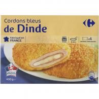 Cordons bleus de dinde Carrefour