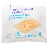 Filets de poulet saumurés