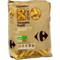 Pâtes bio torsades Fusilli Carrefour Bio