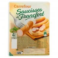 Saucisses de Francfort Carrefour