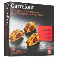 Mini feuilletés saucisse Carrefour