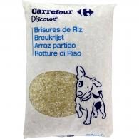 Brisures de riz pour chiens Carrefour Discount