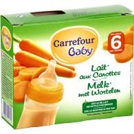 Lait bébé liquide dès 6 mois carottes Carrefour Baby