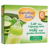 Repas bébé dès 6 mois lait aux légumes ve Carrefour Baby