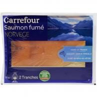 Saumon fumé de Norvège Carrefour