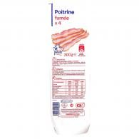 Poitrine de porc fumée