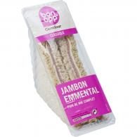 Sandwich jambon emmental Carrefour Bon App’