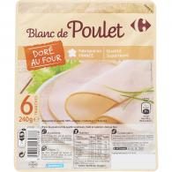 Blanc de poulet doré au four Carrefour