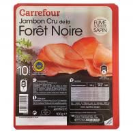 Jambon cru fumé de la Forêt Noire Carrefour