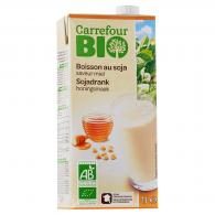 Boisson végétale bio au soja miel Carrefour Bio