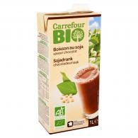 Boisson végétale bio au soja saveur chocolat Carrefour Bio