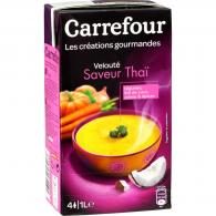 Soupe légumes lait de coco Carrefour