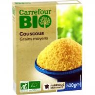 Couscous grains moyens Carrefour Bio