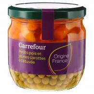 Petits pois et jeunes carottes à l’étuvée Carrefour