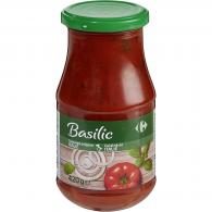 Sauce tomate basilic Carrefour