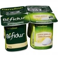 Yaourts Bifidus saveur vanille Carrefour