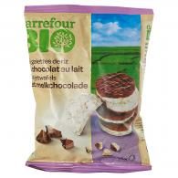 Mini galettes de riz au chocolat au lait bio Carrefour Bio