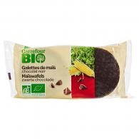 Galettes bio de maïs chocolat noir Carrefour Bio