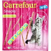 Sticks pour chats saumon Carrefour