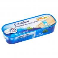 Filets de maquereaux au naturel Carrefour