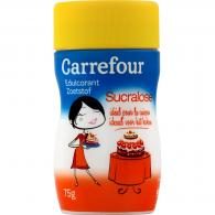 Edulcorant en poudre sucralose Carrefour