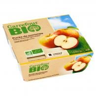 Compotes bio de pommes Carrefour Bio