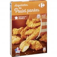 Aiguillettes de poulet panées croustillantes Carrefour