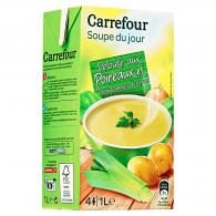 Soupe poireaux et aux pommes de terr Carrefour