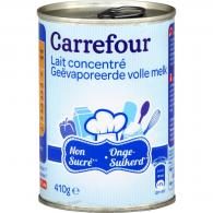 Lait concentré non sucré Carrefour