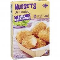 Nuggets poulet extra croustillants Carrefour