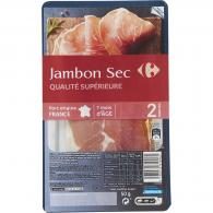 Jambon sec Carrefour