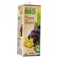 Jus de raisin 100% pur fruit pressé bio Carrefour Bio