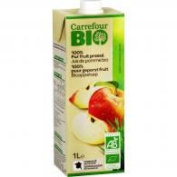 Jus de pomme bio 100% pur fruit pressé Carrefour Bio