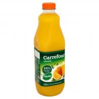 Jus d’orange 100% pur fruit pressé pulpé Carrefour