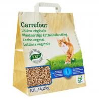 Litière végétale pour chat Carrefour