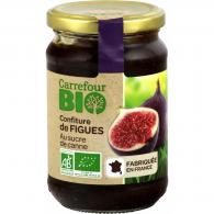 Confiture de figues au sucre de canne Carrefour Bio