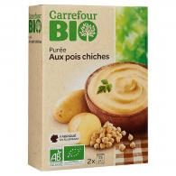 Purée pois chiches bio Carrefour Bio