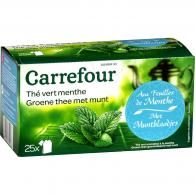 Thé vert menthe Carrefour