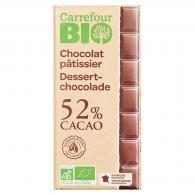 Chocolat bio pâtissier Carrefour Bio