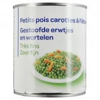 Petits pois carottes à l’étuvée