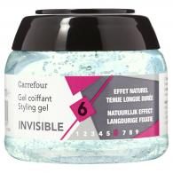 Gel coiffant invisible 6 Carrefour