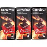 Chocolat noir Carrefour