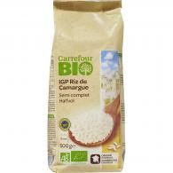 Riz semi-complet de Camargue Carrefour Bio