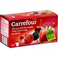 Thé aux 5 fruits rouges Carrefour